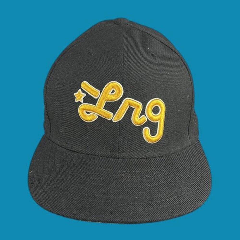LRG Tru Heads Fitted Baseball Hat Black New Era Size 7 3/8